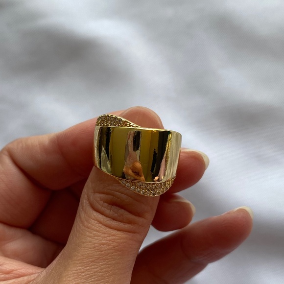 Chunky Irregular Geometric Rings - Picture 1 of 3
